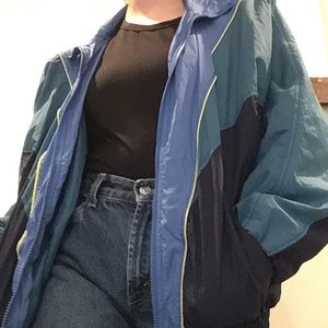 80s style windbreaker